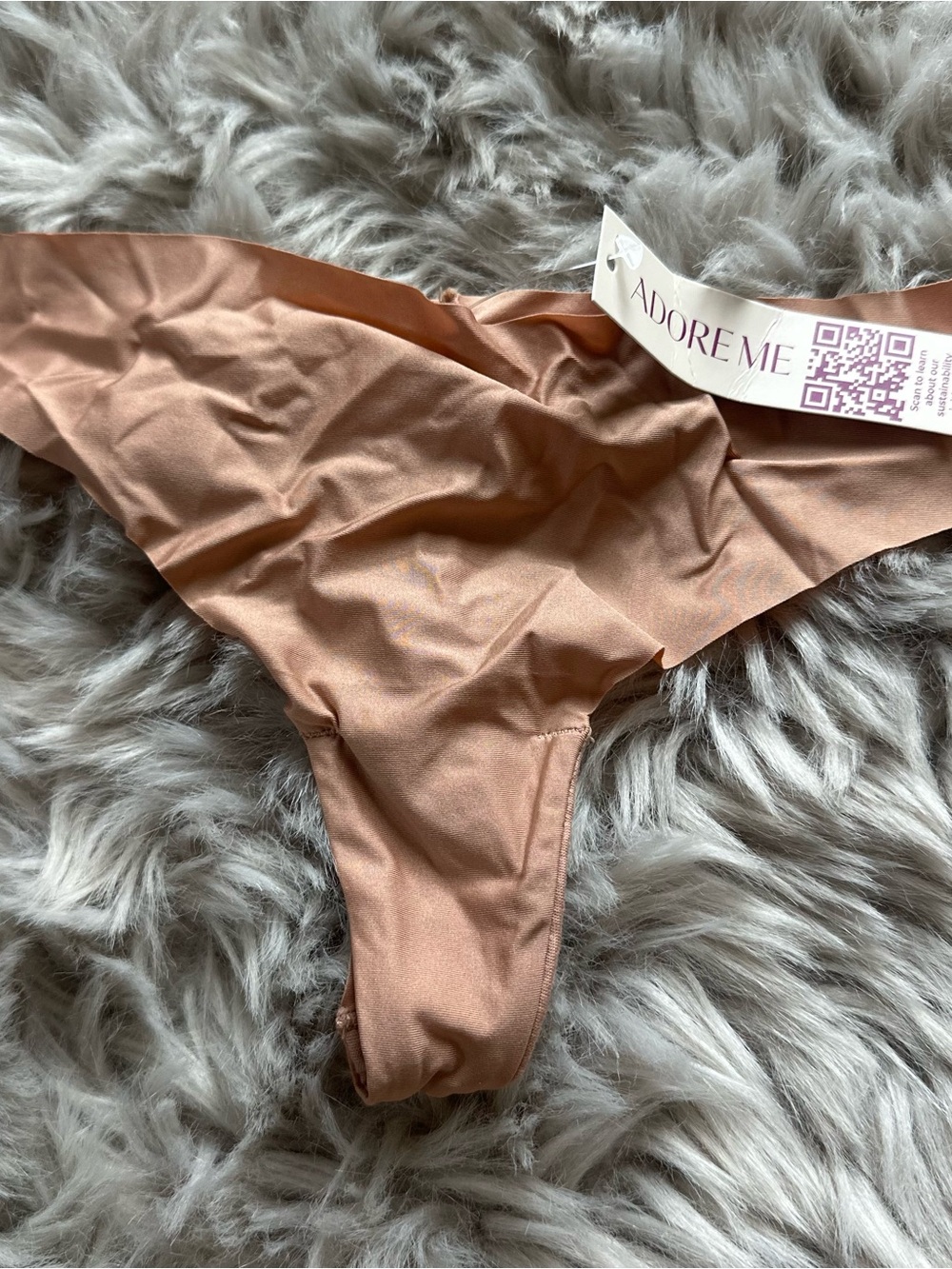 Adore Me Nude Seamless Thong